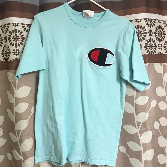 bright teal champion tee - Picture 1 of 3
